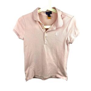 Polo Ralph Lauren Girl's Pink Polo Size L/G (12/14)